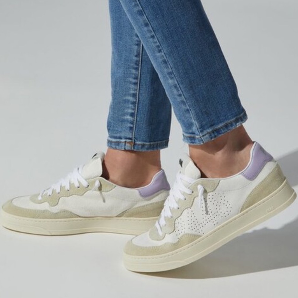 P448 size 37 bail snow sneakers- lavender backing